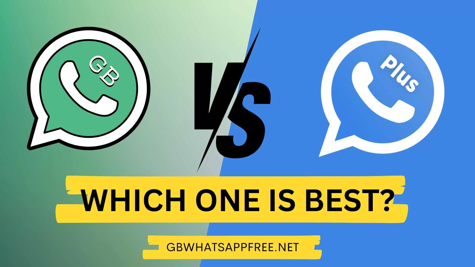 GB WhatsApp And WhatsApp Plus comparison