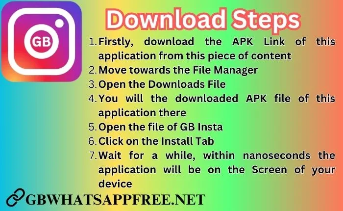 Download Steps to download gb instagram